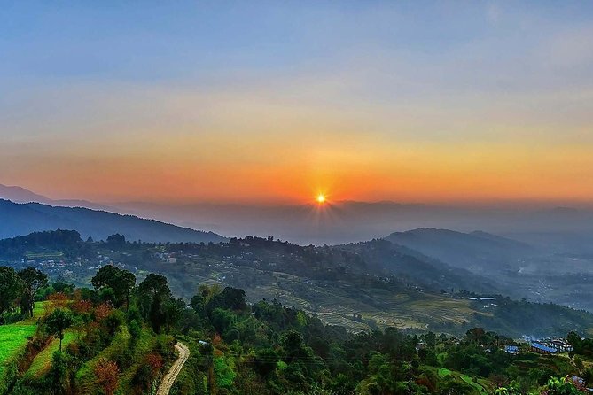 sunset nagarkot